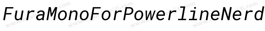 FuraMonoForPowerlineNerdFontCM Medi字体转换